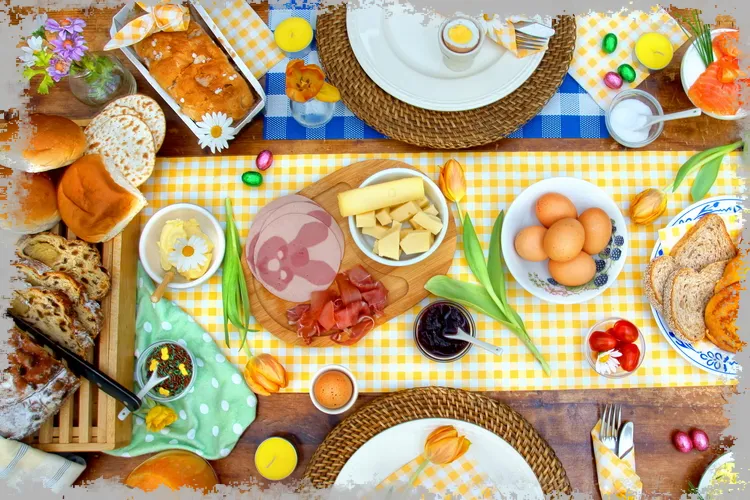 Uskršnji stol: jela, tradicija, ukrasi