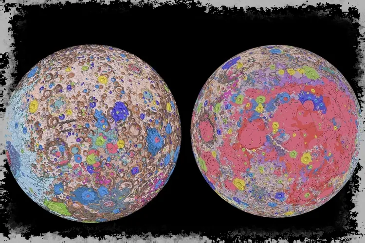 Учените са публикували нова карта на Луната. Изглежда невероятно!