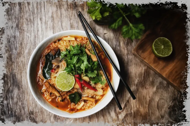 Тайландската юфка може да се сервира с пилешко месо, скариди и стриди. Проверете!