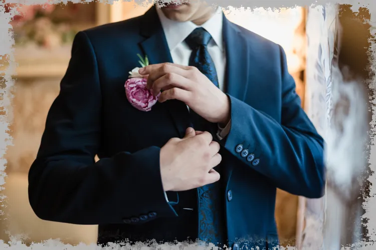 Как да украсите бутониерите за сватба? Трябва ли да избера бутониер или джобен квадрат?